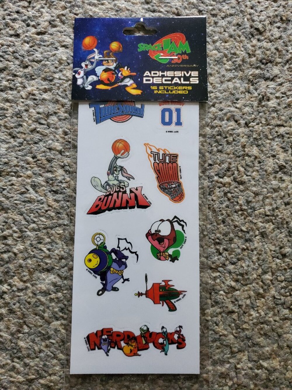 Space Jam Adhesive Decals